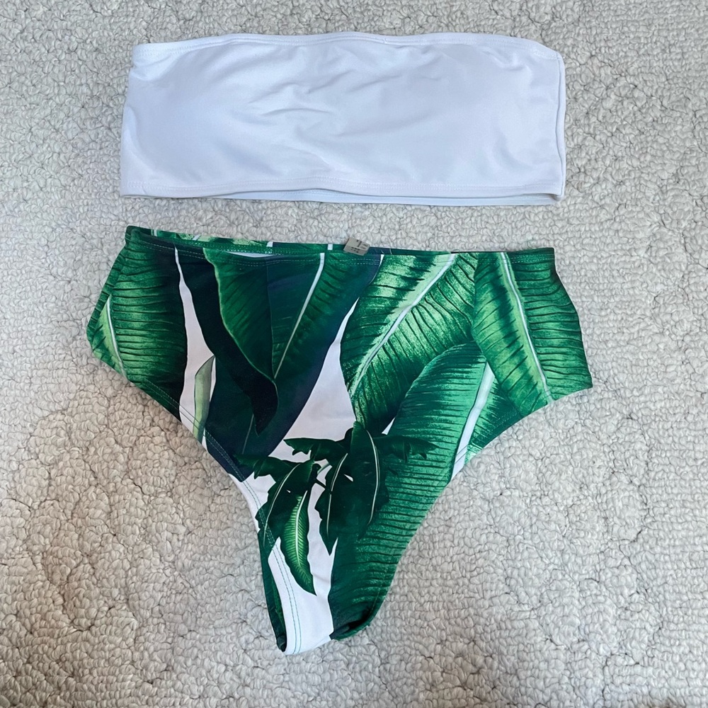 Zaful Bandeau Bikini Set (S)